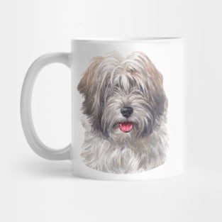 Tibetan Terrier Watercolor Art Mug